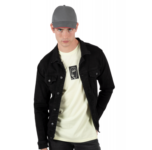 Gorra con sandwich contrastado 5 paneles
