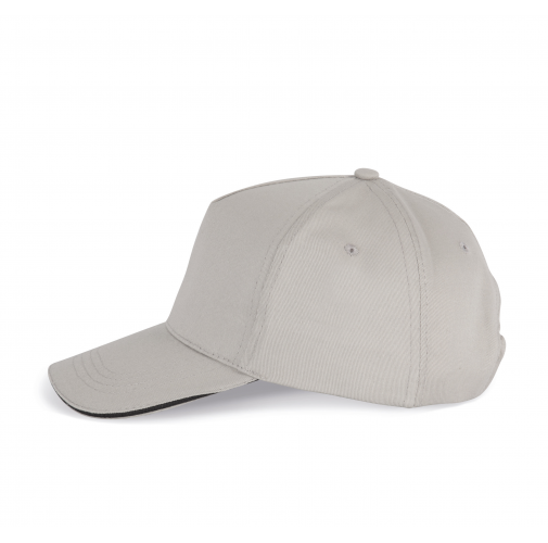 light grey / dark grey Gorra con sandwich contrastado - 5 paneles