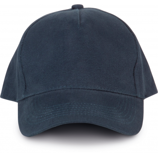 navy Gorra Algodón Orgánico - 5 paneles