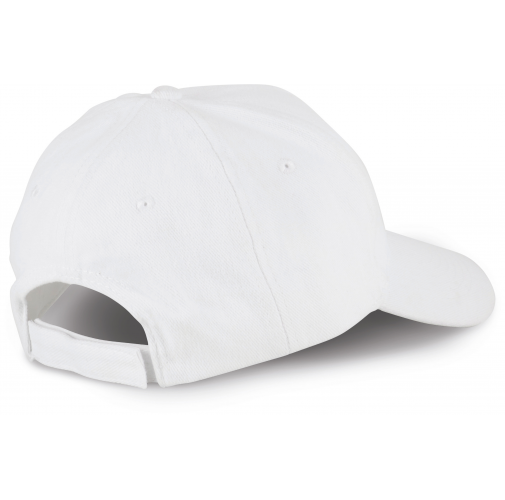 white Gorra Algodón Orgánico - 5 paneles