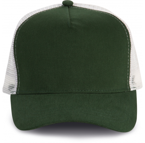 forest green / light grey Gorra trucker - 5 paneles