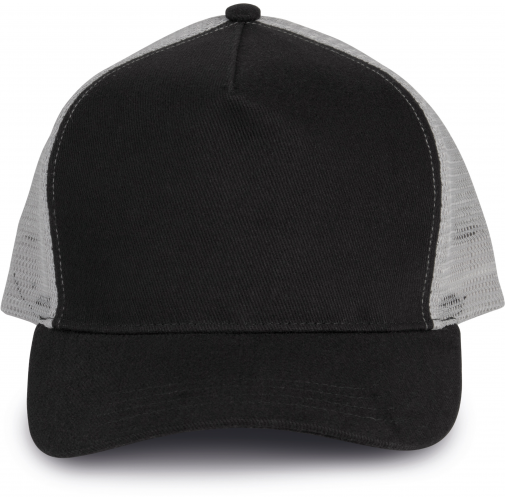 black / light grey Gorra trucker - 5 paneles