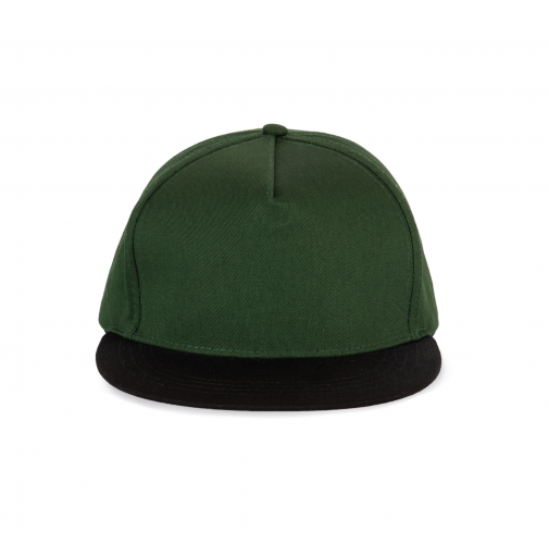 forest green / black Gorra snapback - 5 paneles