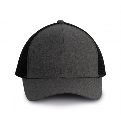 steel grey heather / black Gorra Urban Trucker - 6 paneles