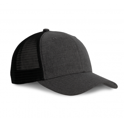 steel grey heather / black Gorra Urban Trucker - 6 paneles