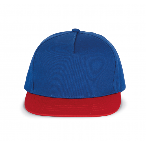 royal blue / red Gorra snapback infantil - 5 paneles