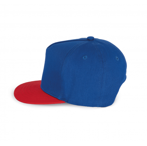 royal blue / red Gorra snapback infantil - 5 paneles