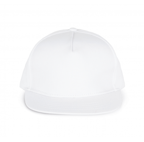 white Gorra snapback infantil - 5 paneles