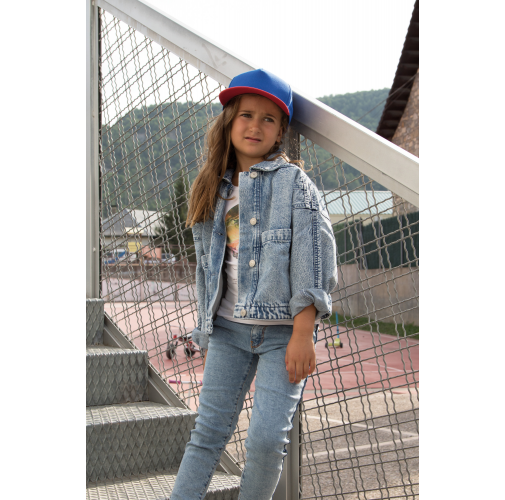 Gorra snapback infantil - 5 paneles