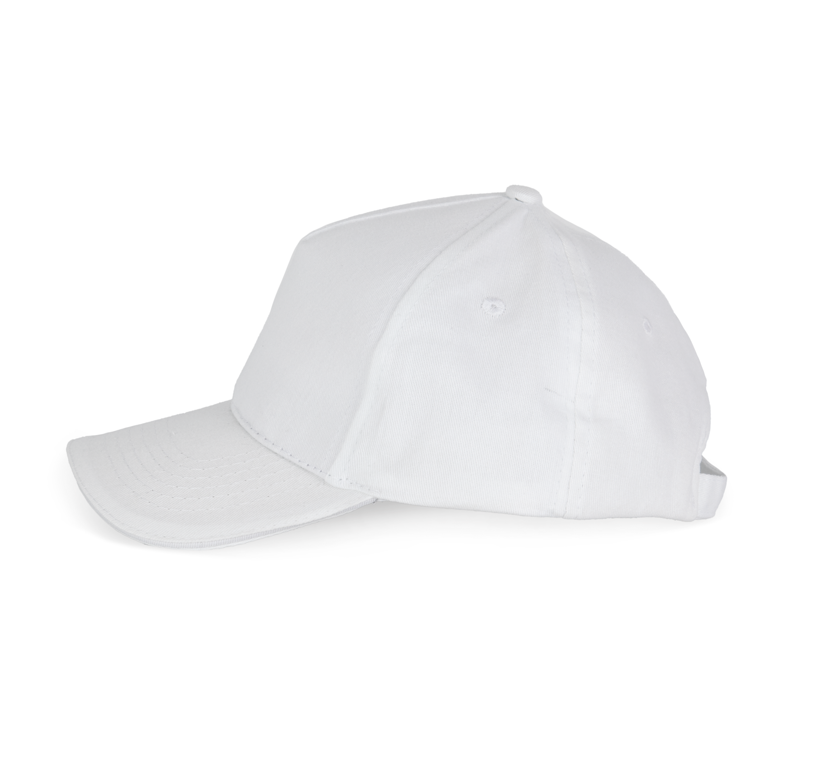 black Gorra para niño con sándwich contrastado - 5 paneles