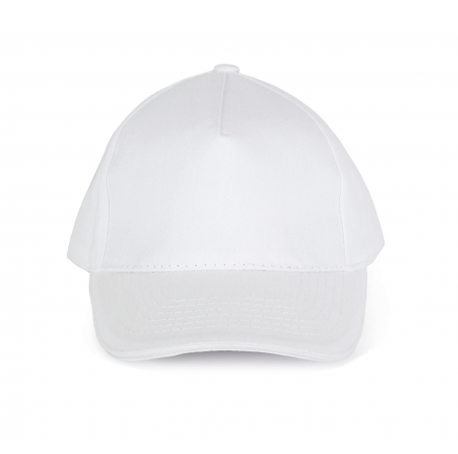 white Gorra para niño con sándwich contrastado - 5 paneles
