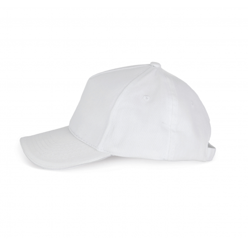 white Gorra para niño con sándwich contrastado - 5 paneles