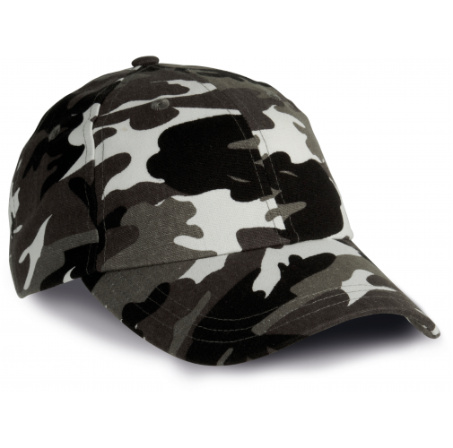 grey camouflage Dad cap - 6 paneles