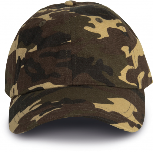 khaki camouflage Dad cap - 6 paneles