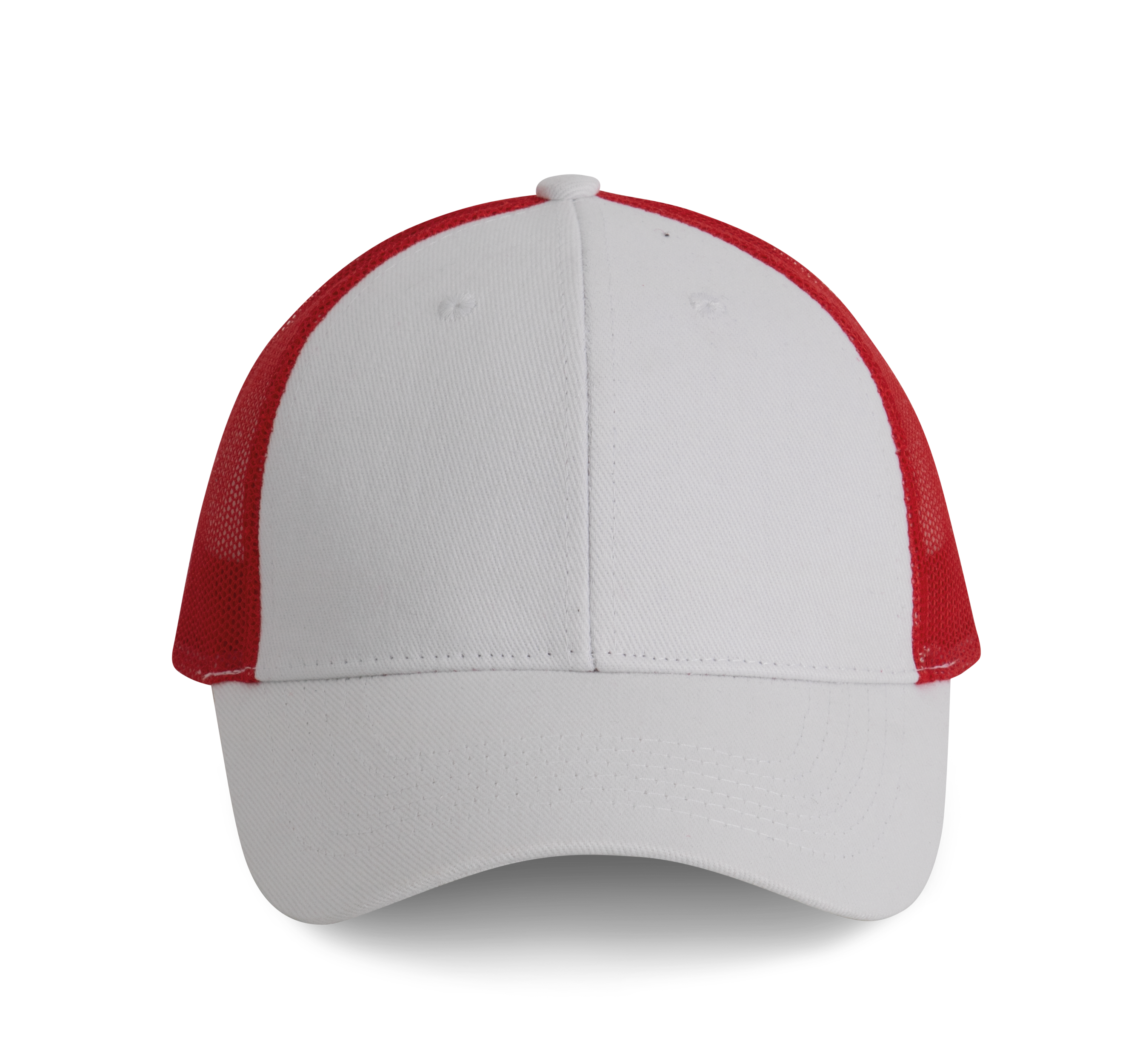 white / red Gorra Trucker - 6 paneles