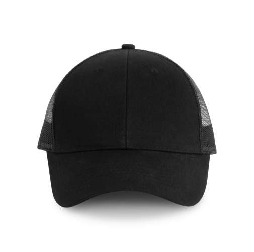 black Gorra Trucker - 6 paneles