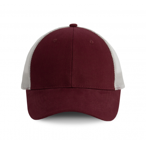 burgundy / light grey Gorra Trucker - 6 paneles