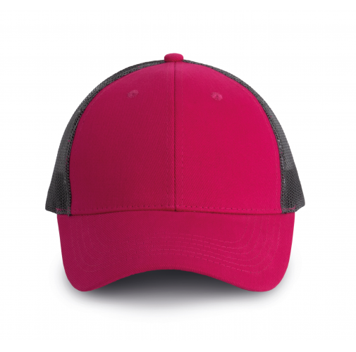 fuchsia / dark grey Gorra Trucker - 6 paneles