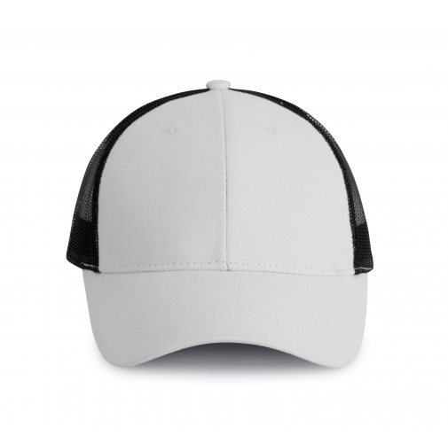 white / black Gorra Trucker - 6 paneles