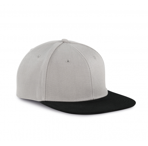 light grey / black Gorra Snapback - 6 paneles