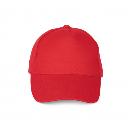 red Gorra algodón grueso - 5 paneles