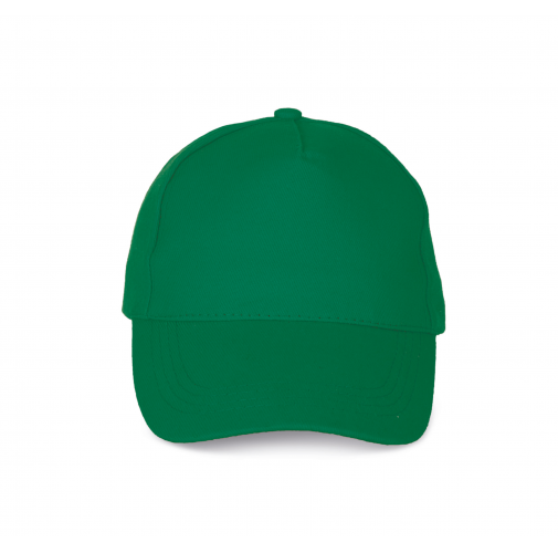 kelly green Gorra algodón grueso - 5 paneles
