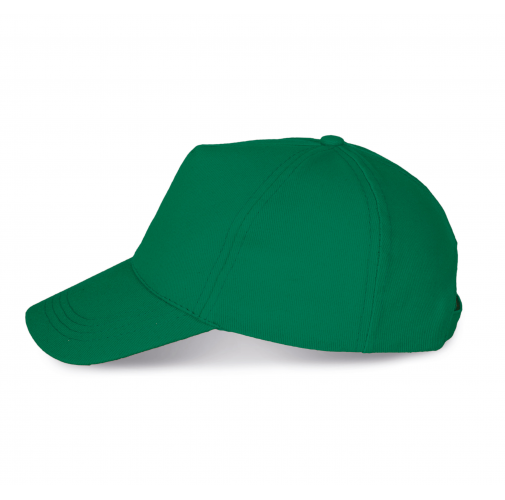 kelly green Gorra algodón grueso - 5 paneles