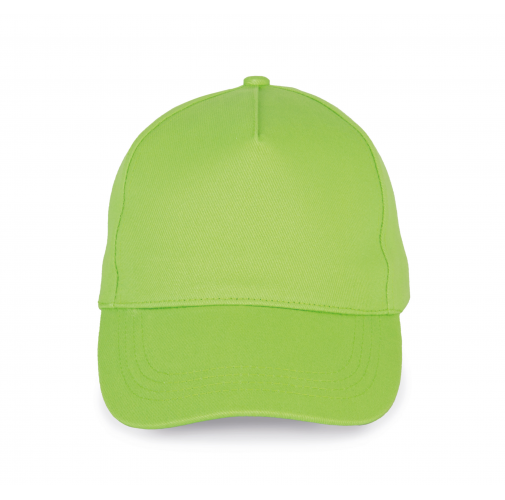 lime Gorra algodón grueso - 5 paneles