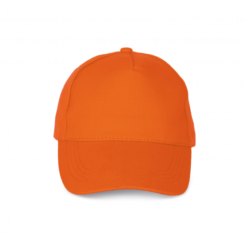orange Gorra algodón grueso - 5 paneles