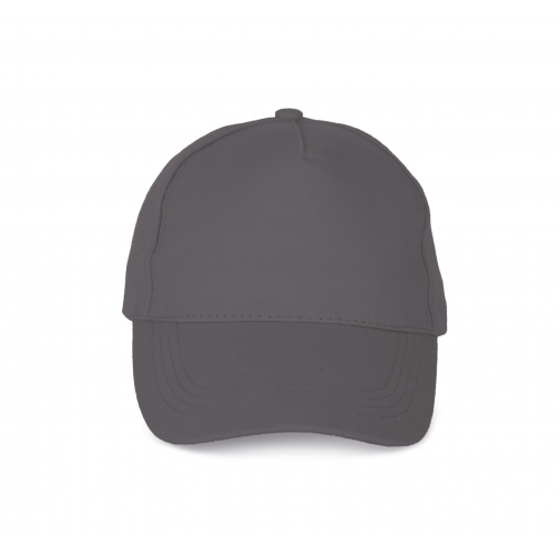 slate grey Gorra algodón grueso - 5 paneles