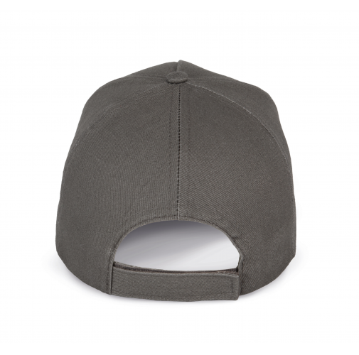 slate grey Gorra algodón grueso - 5 paneles