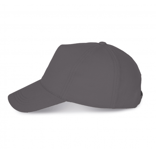 slate grey Gorra algodón grueso - 5 paneles