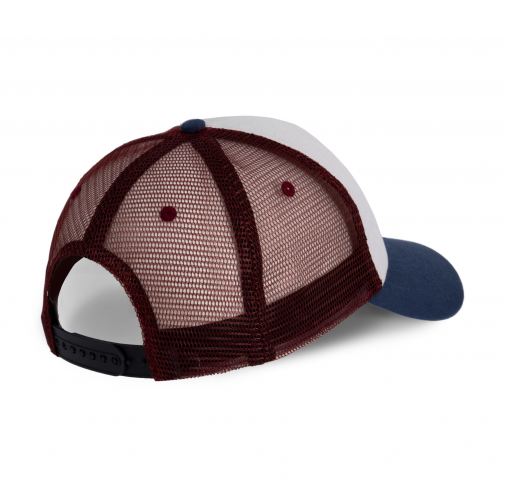 white / indigo / wine Gorra Trucker - 5 paneles