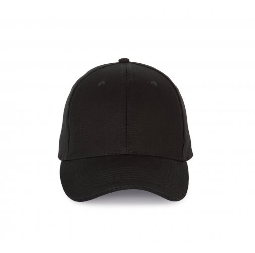 black Gorra con sándwich contrastado - 6 paneles