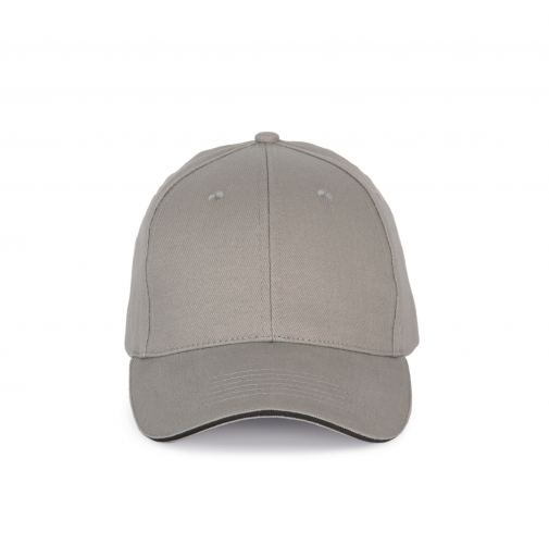 light grey / dark grey Gorra con sándwich contrastado - 6 paneles