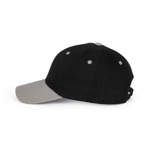 black / light grey Gorra - 6 paneles
