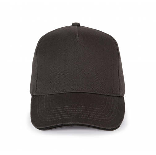 dark grey / black Gorra - 5 paneles