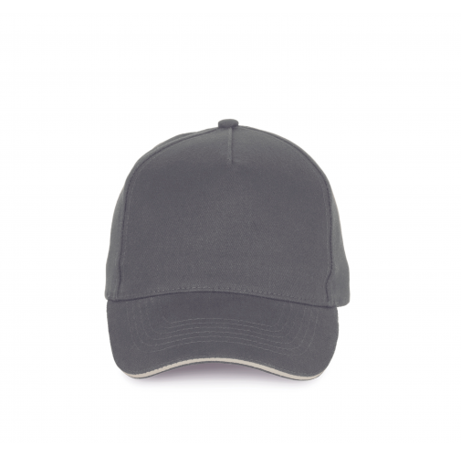 slate grey / light grey Gorra - 5 paneles