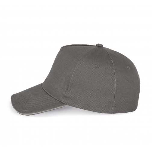 slate grey / light grey Gorra - 5 paneles
