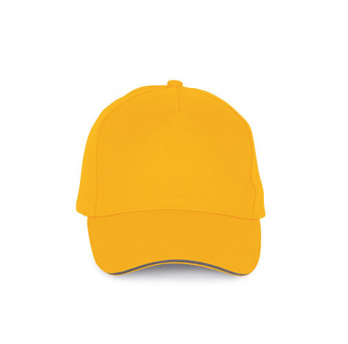 yellow / slate grey Gorra - 5 paneles
