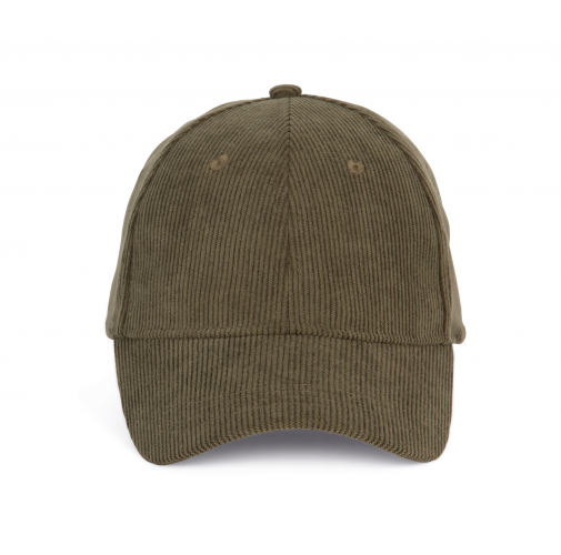 dark olive Gorra de pana - 6 paneles