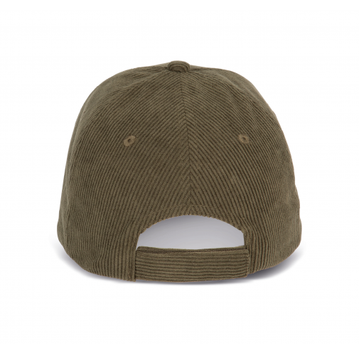 dark olive Gorra de pana - 6 paneles