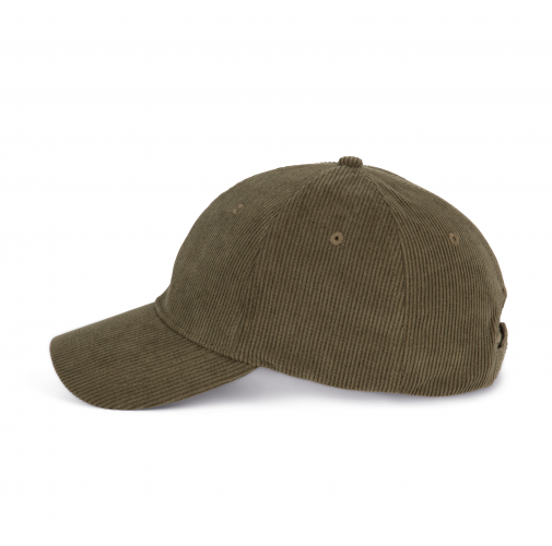dark olive Gorra de pana - 6 paneles