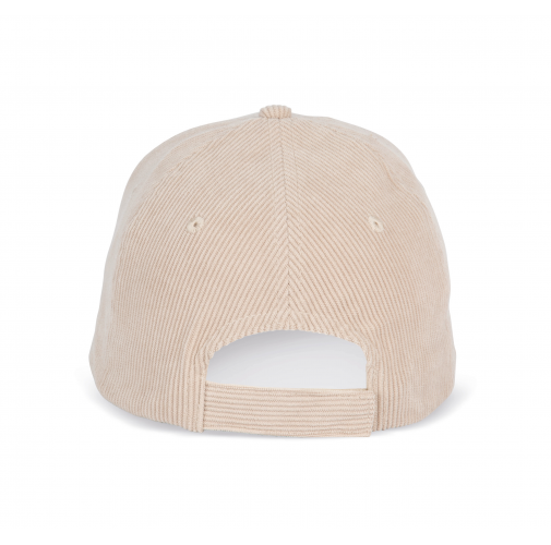 sand Gorra de pana - 6 paneles