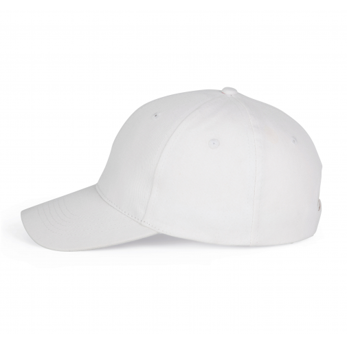 white Gorra béisbol - 6 paneles