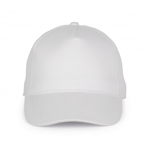 white Gorra béisbol - 5 paneles