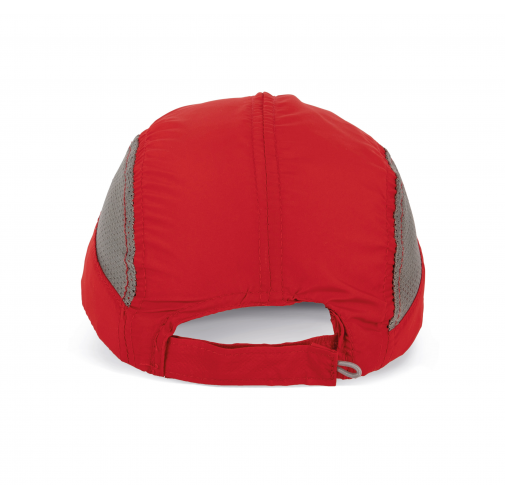 red / grey Gorra plegable de deporte