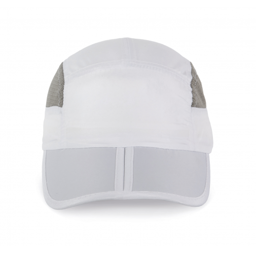 white / grey Gorra plegable de deporte