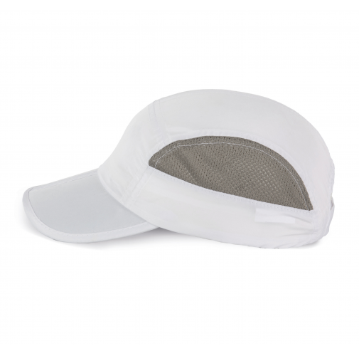 white / grey Gorra plegable de deporte