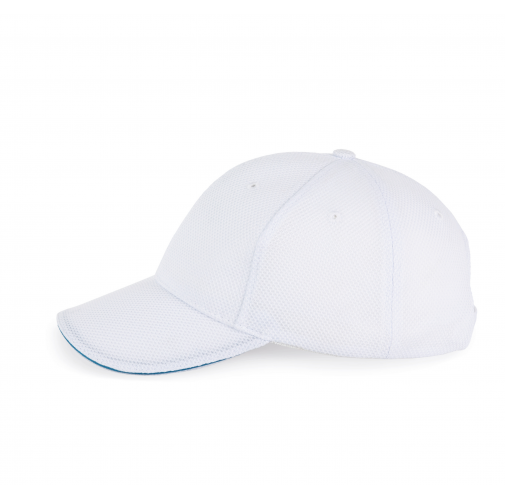 white / aqua blue Gorra deportiva